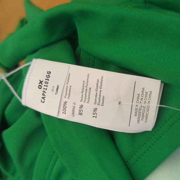 Cupshe Dessert & Daiquiris Shirred Tummy Control Plus Size 1 Piece OX 14-16 NWT - Picture 7 of 7